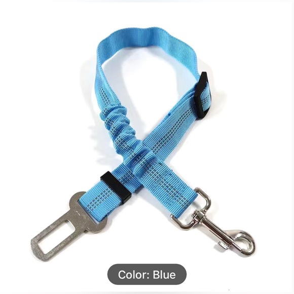 New adjustable seat belt with stretching in color blue - Picture 8 of 8